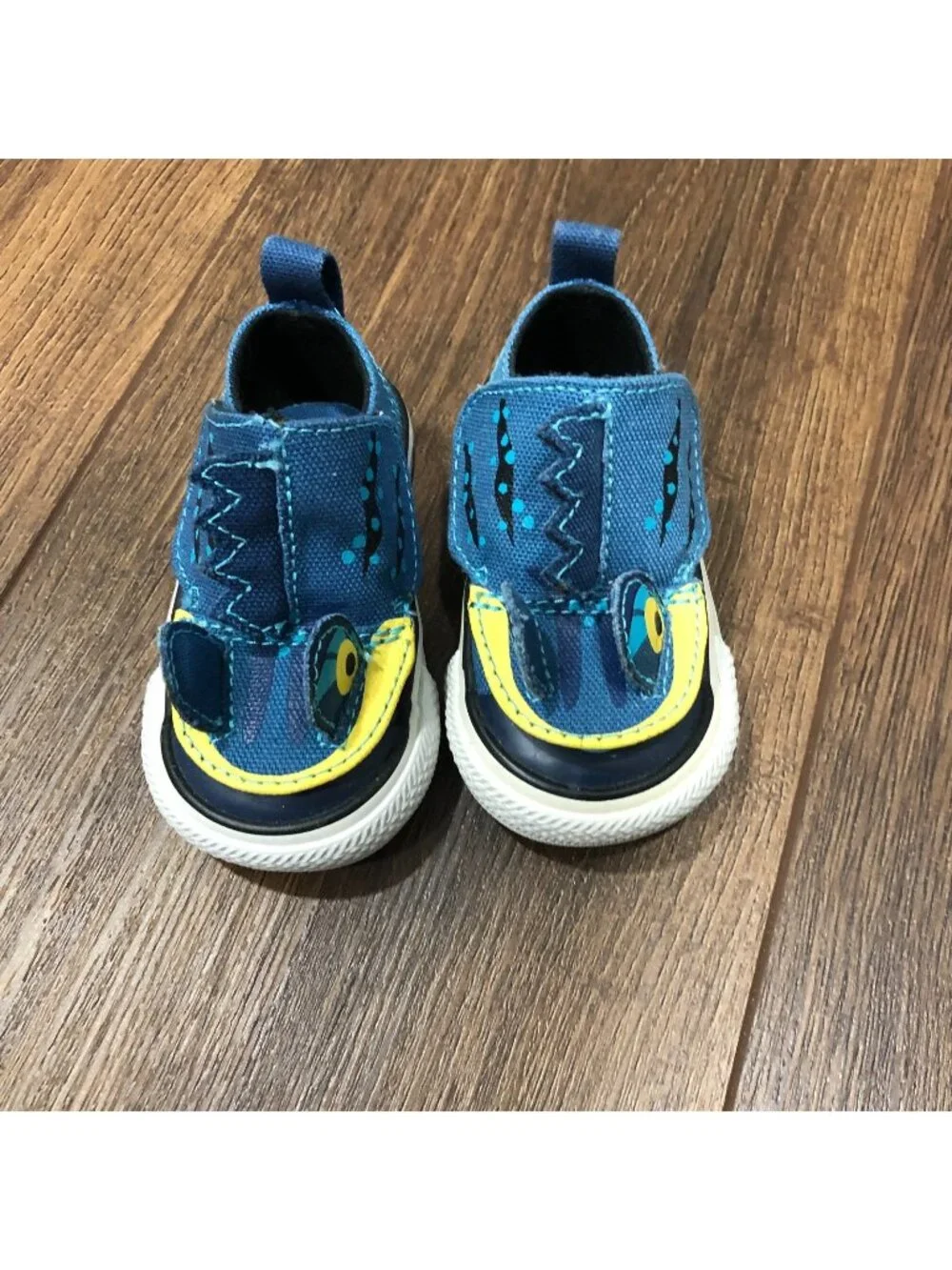 Converse Infant Baby Kids Unisex Iguana Lizard Dinosaur Shoes Sz 2 | 11cm